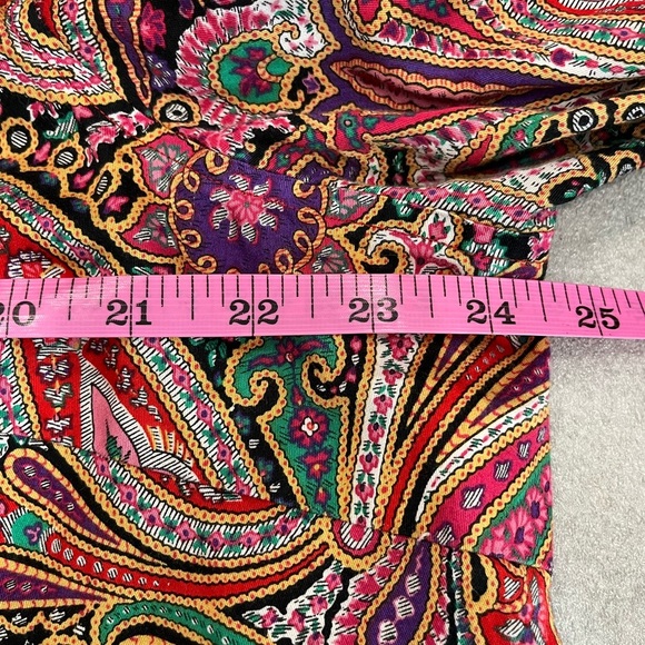 [2XL]CHAPS No-Iron Pink Paisley Button Shirt WMN - Picture 5 of 10